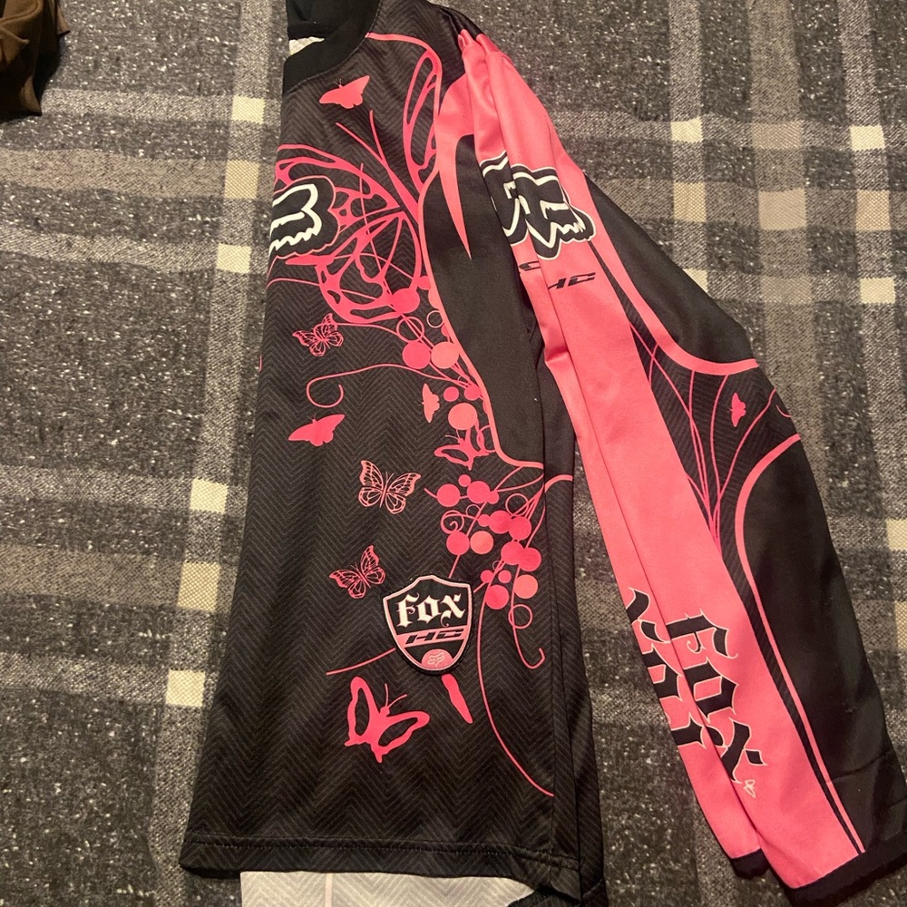 Fox racing long sleeve silk shirt